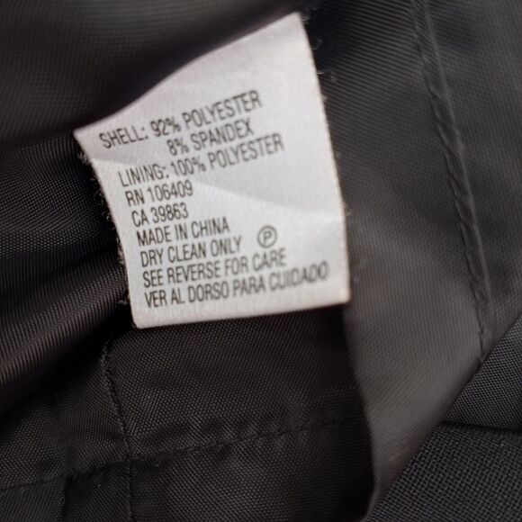 Antonio Melani Black Polyester Lined Straight Zipp - Picture 6 of 6